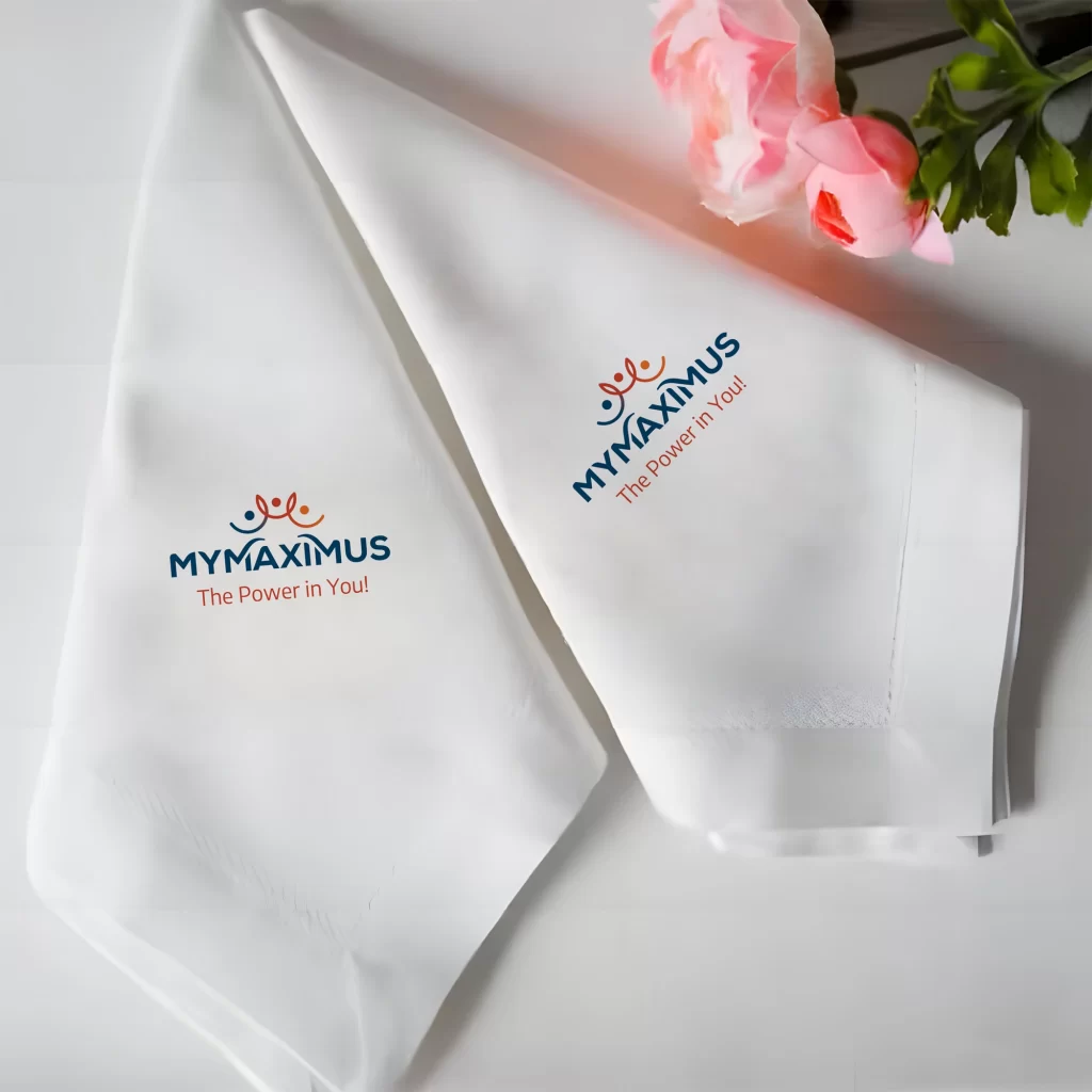 Dining Napkins with Customized Logo (6 Pieces)